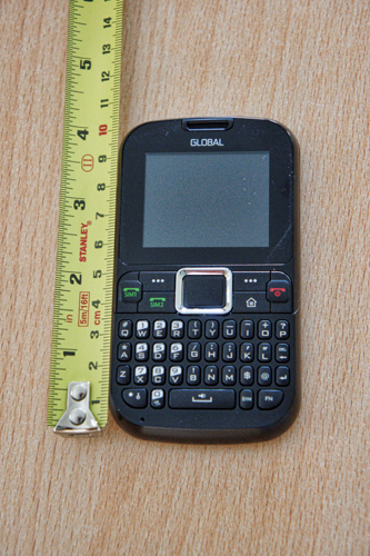 Photo of OneSimCard Global Dual SIM Quad Band GSM unlocked international cell phone.
